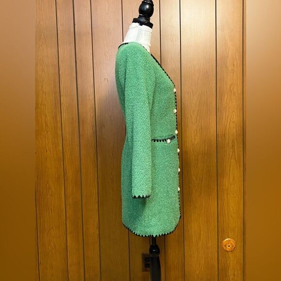 Alexia Admor Zayla Long Sleeve Button Front Tweed Dress size 4 - Picture 11 of 13